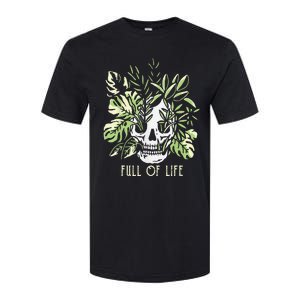 Full Of Life Skull Gardening Garden Softstyle CVC T-Shirt