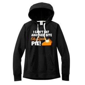 Funny Oh Look Pumpkin Pie Thanksgiving Women's Fleece Hoodie