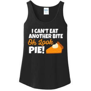 Funny Oh Look Pumpkin Pie Thanksgiving Ladies Essential Tank