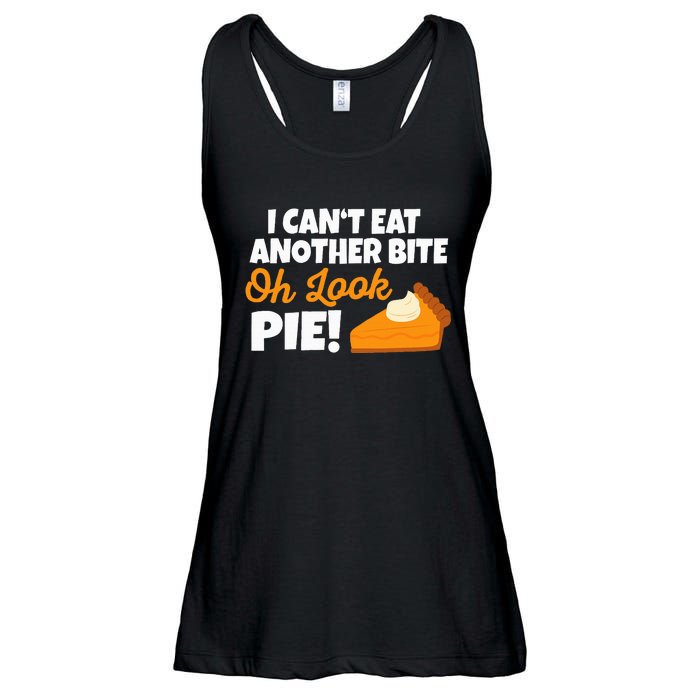 Funny Oh Look Pumpkin Pie Thanksgiving Ladies Essential Flowy Tank