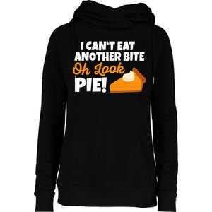 Funny Oh Look Pumpkin Pie Thanksgiving Womens Funnel Neck Pullover Hood