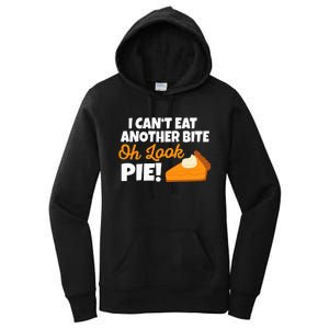 Funny Oh Look Pumpkin Pie Thanksgiving Women's Pullover Hoodie