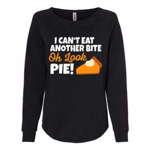 Funny Oh Look Pumpkin Pie Thanksgiving Womens California Wash Sweatshirt