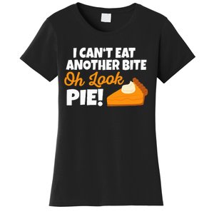 Funny Oh Look Pumpkin Pie Thanksgiving Women's T-Shirt