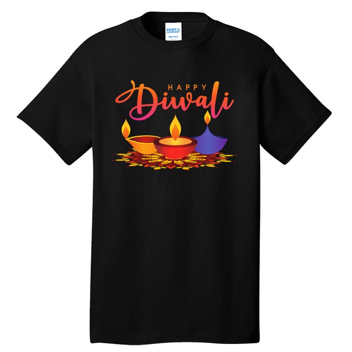 Festival Of Light Happy Diwali Tall T-Shirt