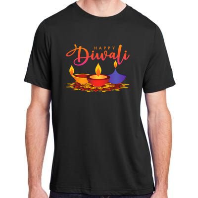 Festival Of Light Happy Diwali Adult ChromaSoft Performance T-Shirt