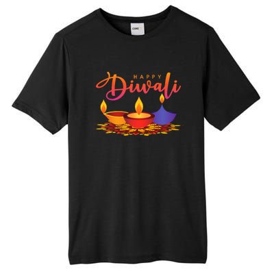 Festival Of Light Happy Diwali Tall Fusion ChromaSoft Performance T-Shirt