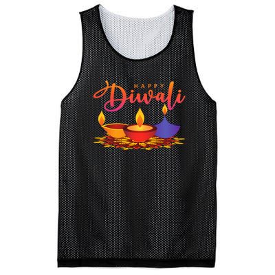 Festival Of Light Happy Diwali Mesh Reversible Basketball Jersey Tank