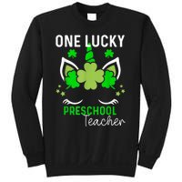 Funny One Lucky Preschool Teacher St. Patricks Day Irish Sweatshirt