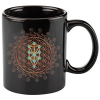 Flower Of Life Tree Of Life Sacred Geometry Kabbalah Gift 11oz C Handle Ceramic Mug