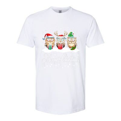 Funny Owl Lovers Ugly Xmas Cute Owl Christmas Softstyle CVC T-Shirt