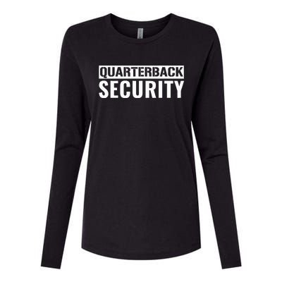 Football Offensive Line Lineman Quarterback Protection Womens Cotton Relaxed Long Sleeve T-Shirt