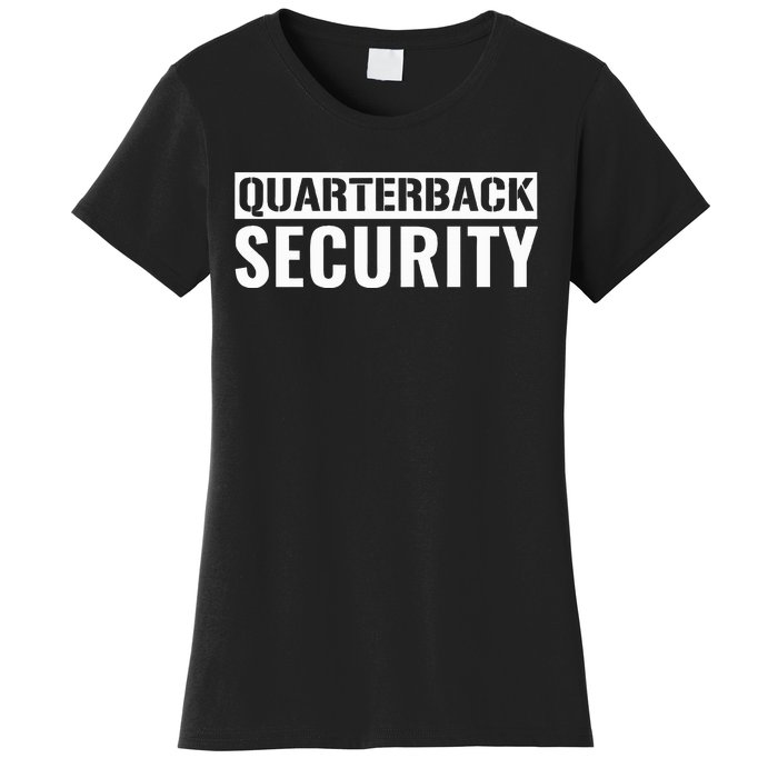 Football Offensive Line Lineman Quarterback Protection Women's T-Shirt