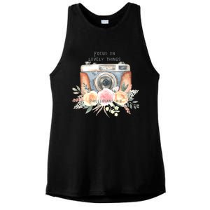 Focus On Lovely Things Ladies PosiCharge Tri-Blend Wicking Tank