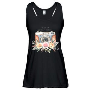 Focus On Lovely Things Ladies Essential Flowy Tank