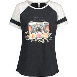 Focus On Lovely Things Enza Ladies Jersey Colorblock Tee