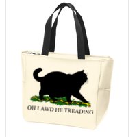 Funny Oh Lawd He Treading Meme Dont Tread On Me Zip Tote Bag