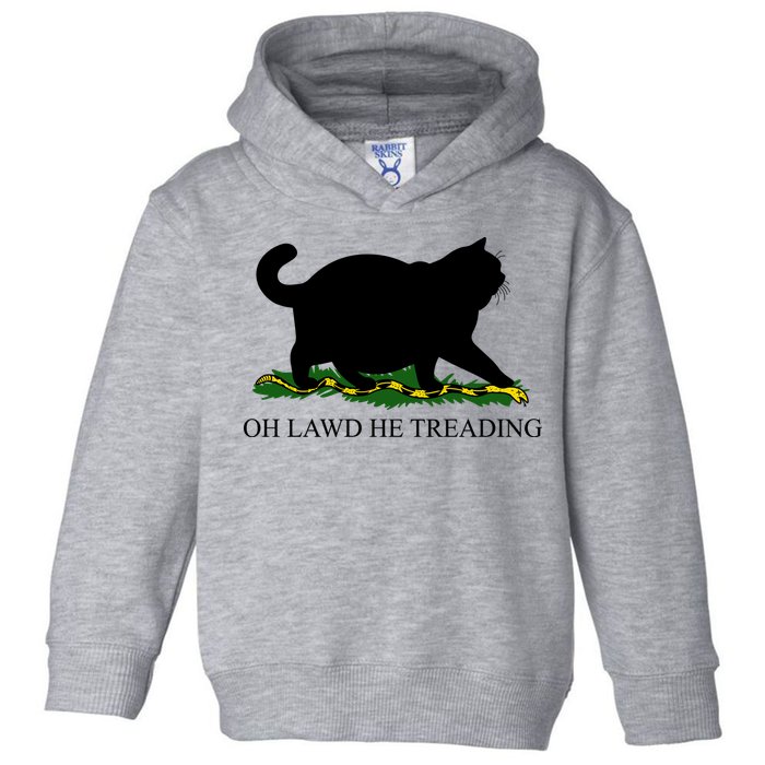Funny Oh Lawd He Treading Meme Dont Tread On Me Toddler Hoodie