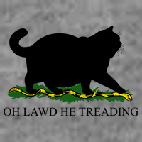 Funny Oh Lawd He Treading Meme Dont Tread On Me Toddler Hoodie