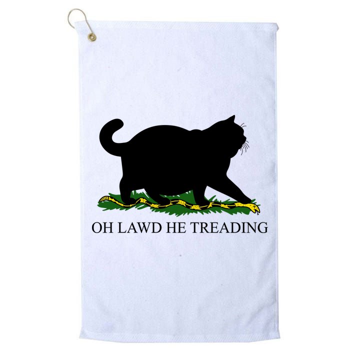 Funny Oh Lawd He Treading Meme Dont Tread On Me Golf Towel