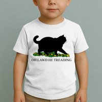 Funny Oh Lawd He Treading Meme Dont Tread On Me Toddler T-Shirt