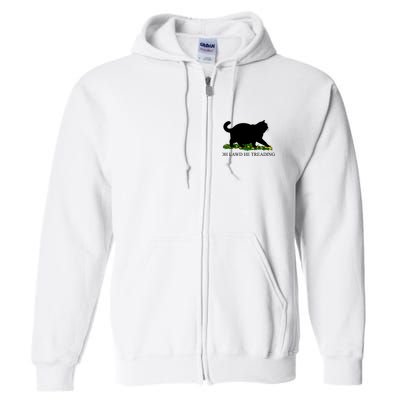 Funny Oh Lawd He Treading Meme Dont Tread On Me Full Zip Hoodie