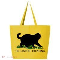 Funny Oh Lawd He Treading Meme Dont Tread On Me 25L Jumbo Tote