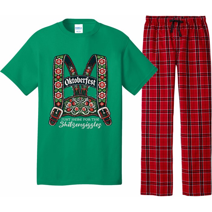 Funny Oktoberfest Lederhosen Pajama Set