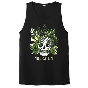 Full Of Life Skull Gardening Garden Leaves Nature PosiCharge Competitor Tank