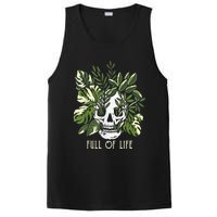 Full Of Life Skull Gardening Garden Leaves Nature PosiCharge Competitor Tank