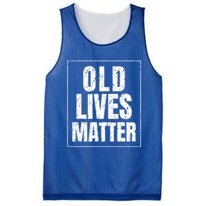 Funny Old Lives Matter Birthday Gift Mesh Reversible Basketball Jersey Tank