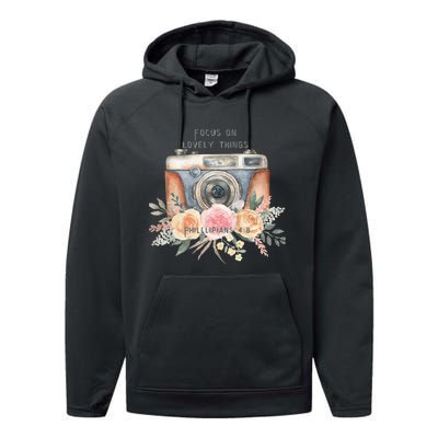 Focus On Lovely Things Performance Fleece Hoodie