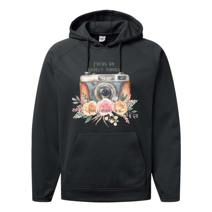 Focus On Lovely Things Performance Fleece Hoodie