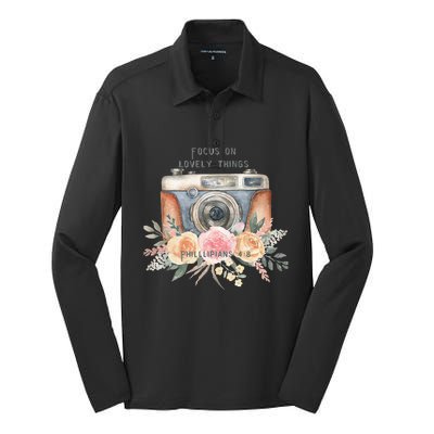 Focus On Lovely Things Silk Touch Performance Long Sleeve Polo