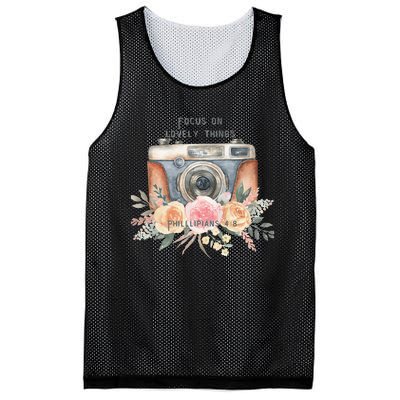 Focus On Lovely Things Mesh Reversible Basketball Jersey Tank