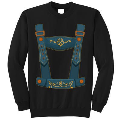 Funny Oktoberfest Lederhosen Costume Sweatshirt