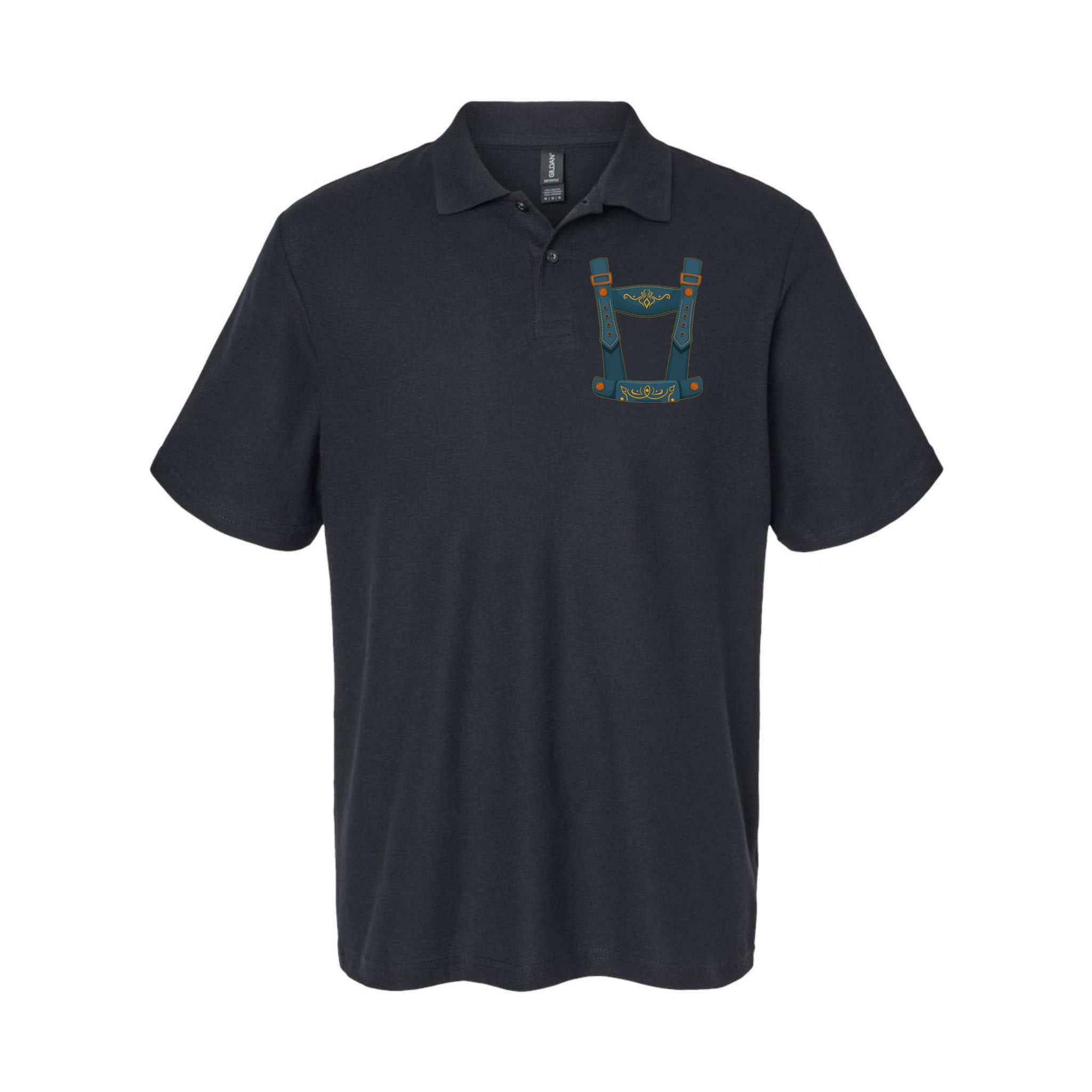 Funny Oktoberfest Lederhosen Costume Polo