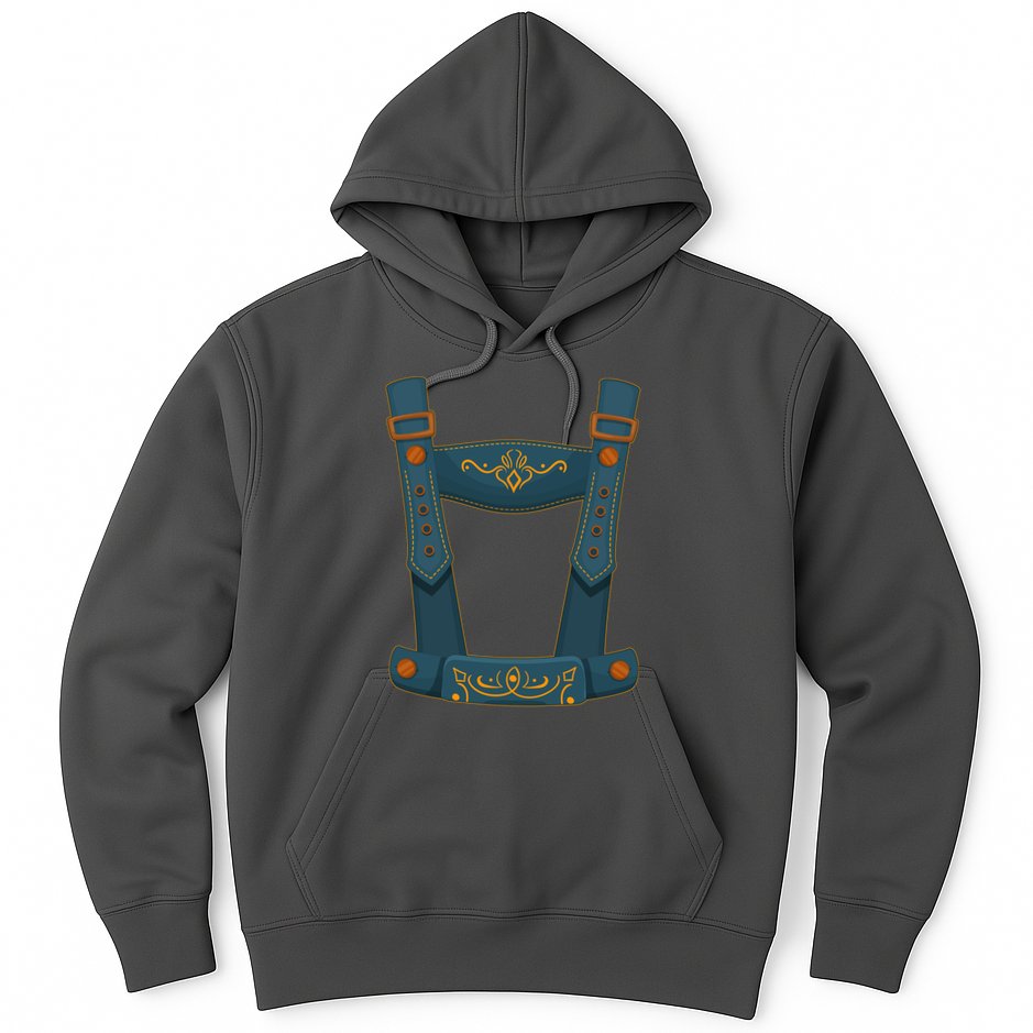 Funny Oktoberfest Lederhosen Costume Hoodie
