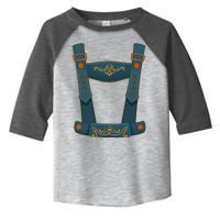 Funny Oktoberfest Lederhosen Costume Toddler Fine Jersey T-Shirt