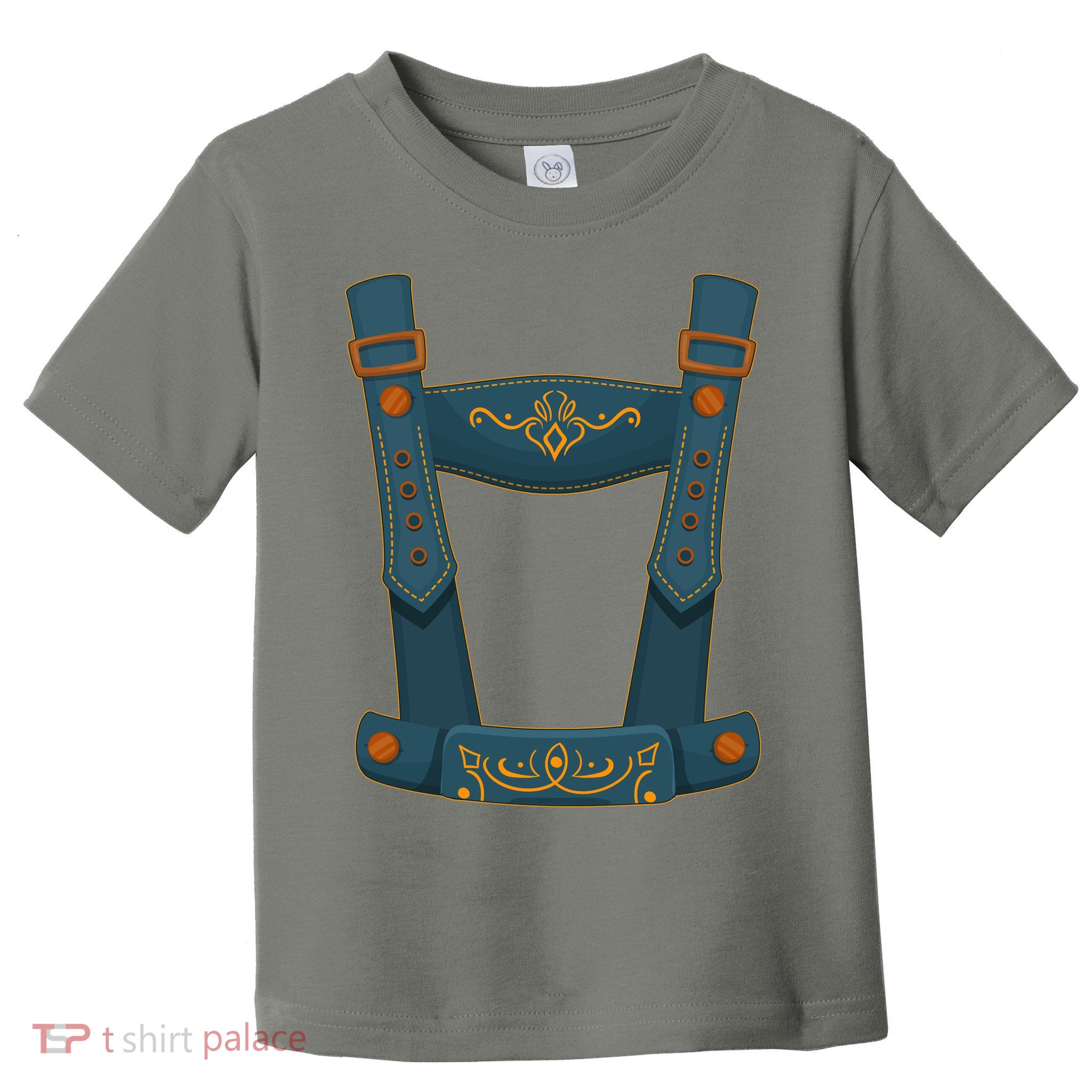 Funny Oktoberfest Lederhosen Costume Toddler T-Shirt