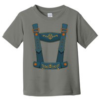 Funny Oktoberfest Lederhosen Costume Toddler T-Shirt