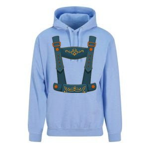 Funny Oktoberfest Lederhosen Costume Unisex Surf Hoodie