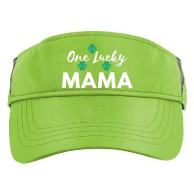 Funny One Lucky Mama St Patricks Day Mom Gift Meaningful Gift Adult Drive Performance Visor