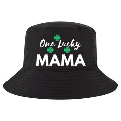 Funny One Lucky Mama St Patricks Day Mom Gift Meaningful Gift Cool Comfort Performance Bucket Hat