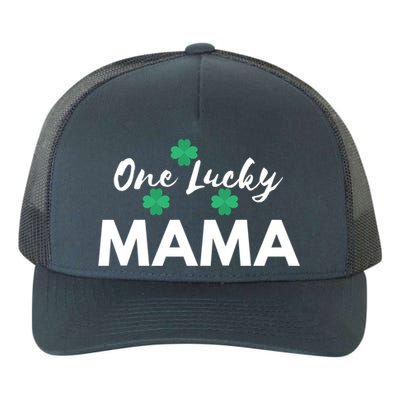 Funny One Lucky Mama St Patricks Day Mom Gift Meaningful Gift Yupoong Adult 5-Panel Trucker Hat