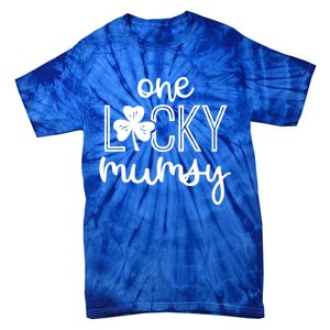 Funny One Lucky Mumsy St Patricks Day Gift Cute Gift Tie-Dye T-Shirt