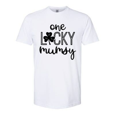 Funny One Lucky Mumsy St Patricks Day Gift Cute Gift Softstyle® CVC T-Shirt