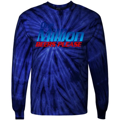 Funny One Million Beers Please Beer Enthusiast Drinking Tie-Dye Long Sleeve Shirt