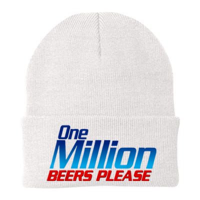 Funny One Million Beers Please Beer Enthusiast Drinking Knit Cap Winter Beanie