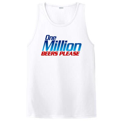 Funny One Million Beers Please Beer Enthusiast Drinking PosiCharge Competitor Tank